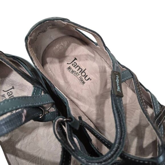 Jambu Tangriene Walking Shoes Women's 11M Green Adjustable Oxford Sport Outdoor‎ - Picture 3 of 8